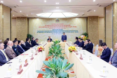 Quang cảnh buổi tiếp. Nguồn ảnh: bocongan.gov.vn