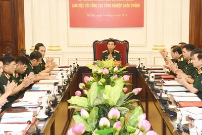 Quang cảnh buổi làm việc.