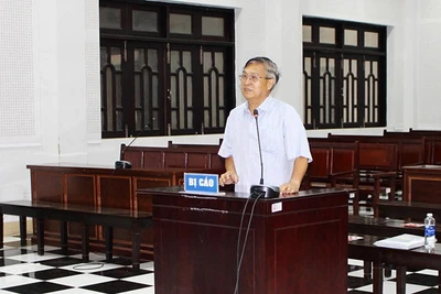 Bị cáo Võ Thanh Nhàn, nguyên Chủ tịch Ủy ban nhân dân thành phố Sóc Trăng.