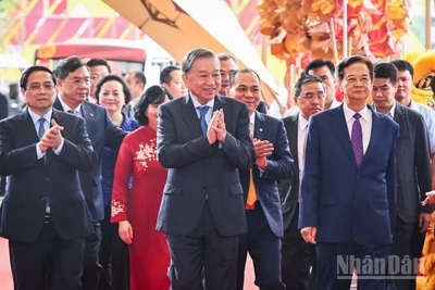 [Ảnh] Tổng Bí thư Tô Lâm dự Lễ khánh thành, khởi công 250 công trình, dự án mừng Quốc khánh