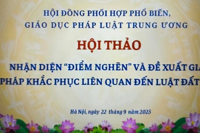 Hội thảo “Nhận diện điểm nghẽn và đề xuất giải pháp khắc phục liên quan đến lĩnh vực đất đai”