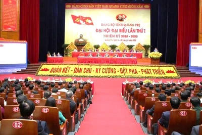 Chiều nay, khai mạc phiên trù bị Đại hội đại biểu Đảng bộ tỉnh Quảng Trị lần thứ I, nhiệm kỳ 2025-2030.