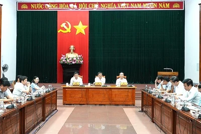 Quang cảnh cuộc họp. (Ảnh: QV)