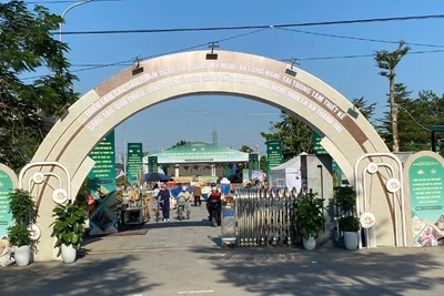 Triển lãm sản phẩm OCOP, làng nghề phục vụ du lịch tại xã Thanh Oai, thành phố Hà Nội.