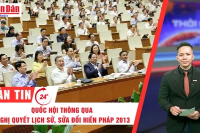 [Video] Thời sự 24h ngày 16/6/2025: Quốc hội thông qua Nghị quyết lịch sử, sửa đổi Hiến pháp 2013