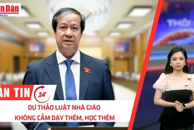 [Video] Thời sự 24h ngày 9/6/2025: Dự thảo Luật Nhà giáo không cấm dạy thêm, học thêm