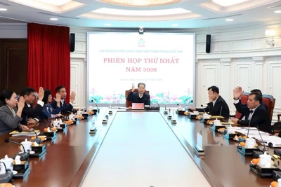 Các thành viên Hội đồng biểu quyết.