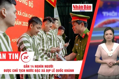 [Video] Thời sự 24h ngày 29/8/2025: Gần 14 nghìn người được Chủ tịch nước đặc xá dịp Lễ Quốc khánh