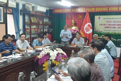 Hội nghị đánh giá kết quả hoạt động tri ân liệt sĩ trong 6 tháng đầu năm 2025.