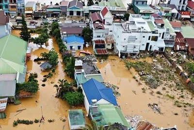 Mưa lũ lịch sử gây thiệt hại nặng nề về người, nhà cửa, nông nghiệp, hạ tầng tại khu vực Tây Nguyên và Nam Trung Bộ. (Ảnh: VGP)