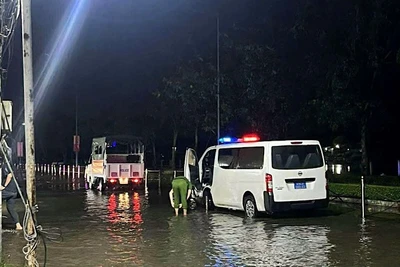 Hiện trường vụ tai nạn điện giật khiến 2 thiếu niên tử vong.