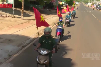 [Video] “Tiếng loa biên phòng” vang thanh âm ngày bầu cử