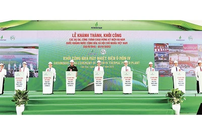 Khởi công Nhà máy nhiệt điện Ô Môn IV do Nhật Bản đầu tư.