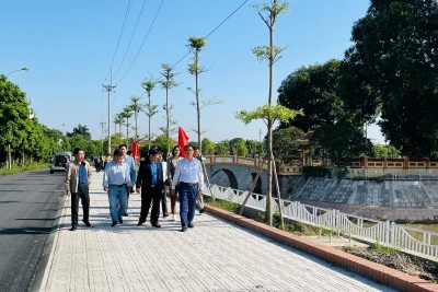 Diện mạo nông thôn mới huyện Thanh Trì. 