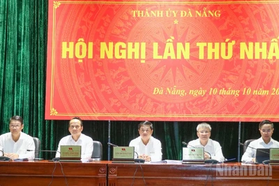 Đà Nẵng khai mạc Hội nghị Ban Chấp hành Đảng bộ thành phố lần thứ nhất, khóa I. (Ảnh: ANH ĐÀO)