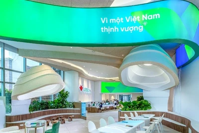 Phòng giao dịch của VPBank.