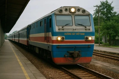 Ngành đường sắt sẽ mở thêm tuyến tàu Đồng Hới - Đông Hà từ ngày 1/7.