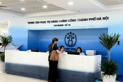 Trung tâm Phục vụ hành chính công thành phố Hà Nội chi nhánh số 01. 