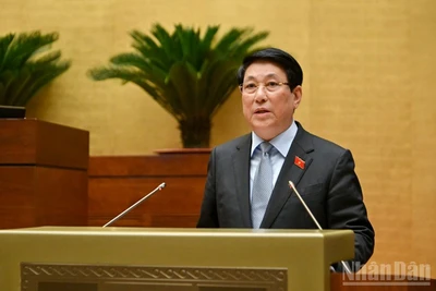 Chủ tịch nước Lương Cường. (Ảnh: DUY LINH)