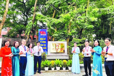 Phường Kim Liên khánh thành “Vườn hoa Kim Liên” để phục vụ nhân dân.