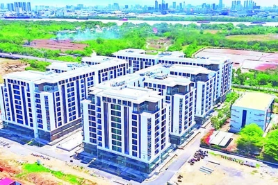 Một Dự án Nhà ở xã hội tại Thành phố Hồ Chí Minh. (Ảnh ĐỨC MINH)