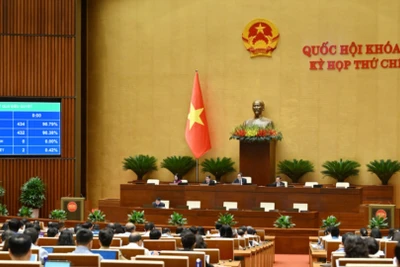 Quốc hội thông qua Luật sửa 8 luật lĩnh vực tài chính, đầu tư, ngân sách