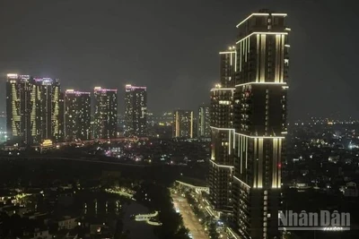 Khu đô thị phía đông thành phố Hà Nội. (Ảnh: PV)