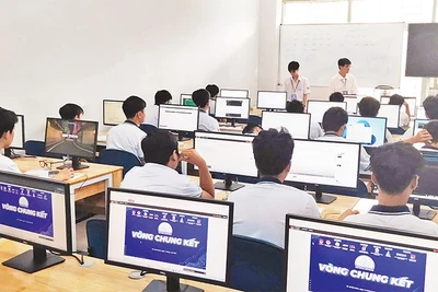 Học sinh tham gia Hội thi Tin học trẻ Thành phố Hồ Chí Minh năm 2025.