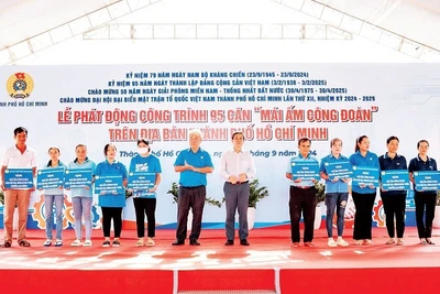 Liên đoàn Lao động Thành phố Hồ Chí Minh phát động xây mới và sửa chữa các “Mái ấm công đoàn” cho công đoàn viên có hoàn cảnh khó khăn trên địa bàn thành phố.