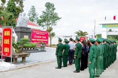 Quang cảnh lễ khánh thành.