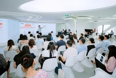 Sự kiện thu hút gần hơn 70 nhà báo, phóng viên lĩnh vực công nghệ, blockchain, tài sản số, tài sản mã hoá tham dự. (Ảnh: PV)