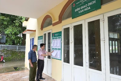 Điểm giao dịch Vạn Hòa thuộc Phòng giao dịch Cam Đường (tỉnh Lào Cai).