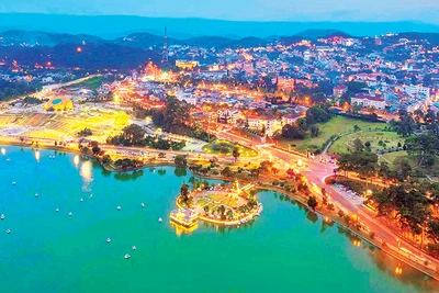 Khu vực trung tâm của Lâm Đồng ngàn hoa.