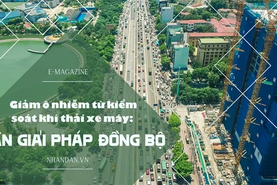 Giảm ô nhiễm từ kiểm soát khí thải xe máy: Cần giải pháp đồng bộ