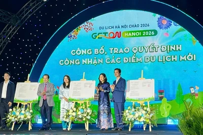 Hà Nội công bố nhiều điểm du lịch mới trên địa bàn.