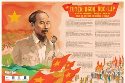 Các mã QR được đính kèm trên tờ Phụ san của Báo Nhân Dân.