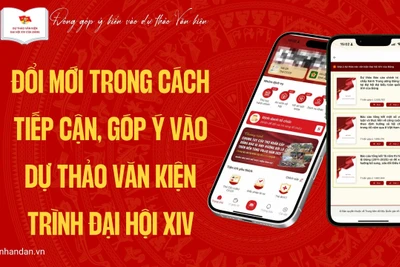 Đổi mới trong tiếp cận, góp ý dự thảo văn kiện Đại hội XIV của Đảng