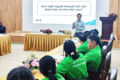 Công tác phổ biến, giáo dục pháp luật và trợ giúp pháp lý là một nhiệm vụ có ý nghĩa quan trọng, thiết thực nhằm tăng cường năng lực tiếp cận pháp luật cho người khuyết tật.