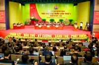 Quang cảnh ngày làm việc thứ nhất, Đại hội đại biểu Đảng bộ thành phố Hải Phòng lần thứ I, nhiệm kỳ 2025 - 2030.