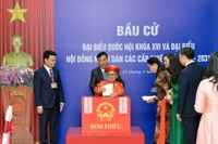 Cử tri Hải Phòng bầu cử đại biểu Quốc hội và đại biểu Hội đồng nhân dân các cấp nhiệm kỳ 2026-2031.