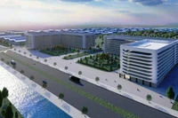 Phối cảnh Dự án đầu tư xây dựng và kinh doanh kết cấu hạ tầng Khu công nghiệp Tiên Lãng 1.