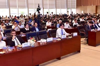 Các chuyên gia, nhà khoa học, nhà quản lý tham gia Hội thảo “Khoa học và công nghệ biển thành phố Hải Phòng: Tầm nhìn chiến lược - Đề xuất đột phá” nằm trong khuôn khổ Techfest Hải Phòng 2025.