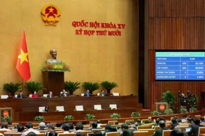 Quốc hội thông qua Nghị quyết về các cơ chế chính sách phát triển năng lượng quốc gia giai đoạn 2026-2030. (Ảnh: DUY LINH)