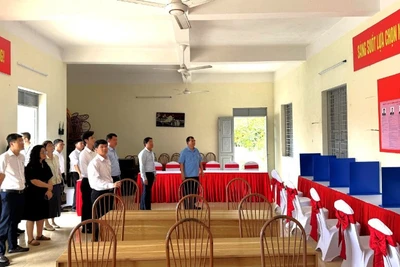 Một điểm bỏ phiếu bầu cử đại biểu Quốc hội khóa XVI và đại biểu Hội đồng nhân dân các cấp nhiệm kỳ 2026-2031 ở phường Nam Đồ Sơn (Hải Phòng).