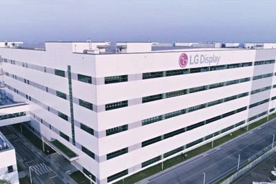 Nhà máy LG Display tại Khu Công nghiệp Tràng Duệ, thuộc Khu kinh tế Đình Vũ Hải Phòng.