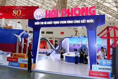 Hải Phòng để lại dấu ấn đậm nét tại triển lãm thành tựu đất nước “80 năm hành trình Độc lập-Tự do-Hạnh phúc”.