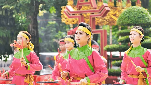 Rộn ràng hội Xuân Hà Nội.       Ảnh: Gia Phát