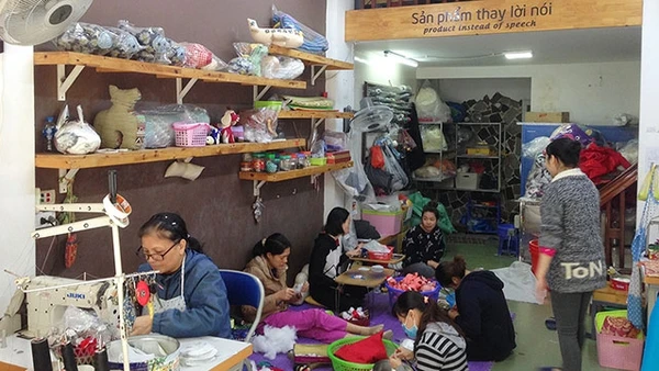 Xưởng sản xuất của Kym Việt.