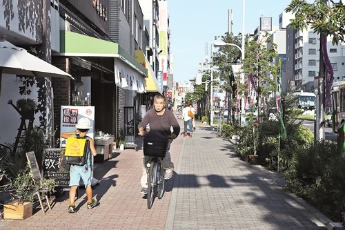 Góc nhỏ Tokyo. Ảnh: NGỌC XIÊM