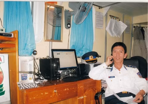 Dù khó khăn, gian khổ, đại úy Lê Trung Thành luôn cố gắng hoàn thành tốt nhiệm vụ được giao.